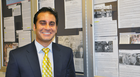 Rahul Karamchandani, MD, a neurologist at the UC Comprehensive Stroke Center. Photo by Cindy Starr.